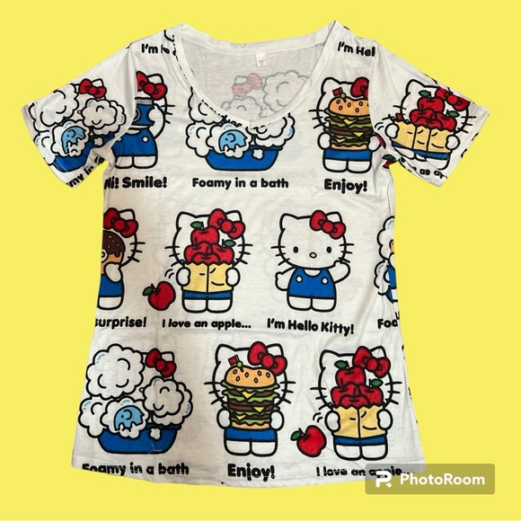 Hello Kitty Tops - Hello Kitty Tshirt